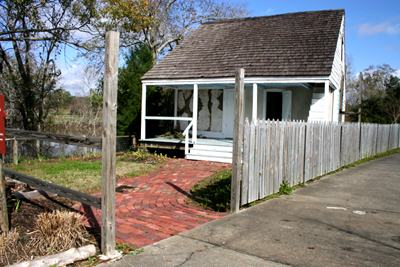 The Vermillion Ville village recreates buildings from the 1765-1890 time period.