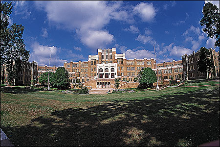 Now a national historical site, Central High School is the site of the 1957 Civil Rights confrontation