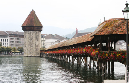 Chapel Bridge; Photo by Sandy Zimmerman